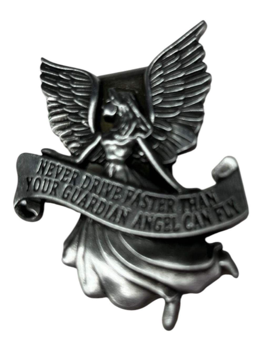 Guardian Angel Car Visor Clip Never Drive Faster Than Your Angel Can Fly Gift